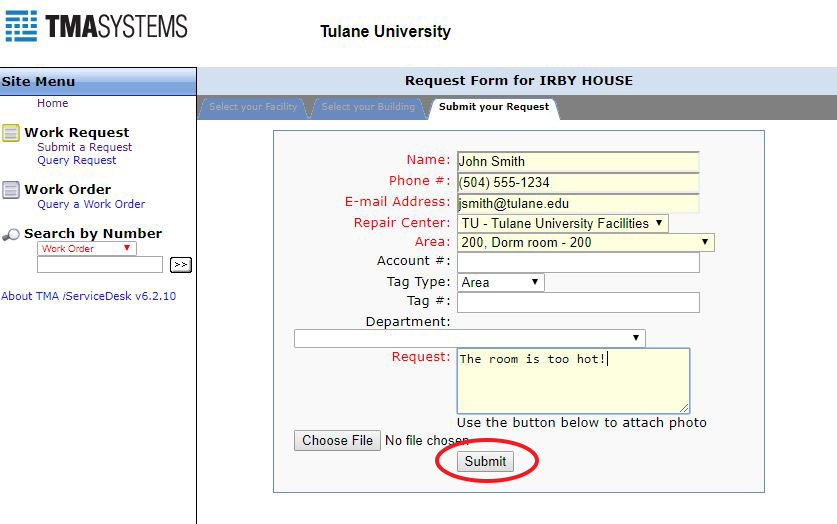 Tulane University, Online Ticket Office